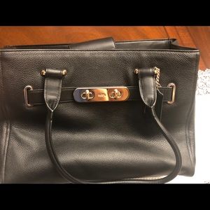 Coach Leather Pebble Swagger